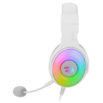 Headset Gamer Redragon Pandora 2 Lunar White RGB 50mm - H350W-RGB-1 - Imagem 3