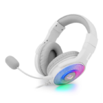 Headset Gamer Redragon Pandora 2 Lunar White RGB 50mm - H350W-RGB-1 - Imagem 4