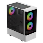 Gabinete Gamer Gamdias Talos E3 CG ARGB 3 Fans S/Fonte MidTower Branco - TALOS E3 CG WH - Imagem 2