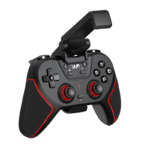 Controle Gamer Redragon Sempiten Bluetooth Com Suporte Para Celular Preto e Vermelho - G712 - Imagem 2