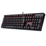 Teclado Mecânico Gamer Redragon Mitra Led Vermelho Switch Marrom Full Size USB 2.0 - K551-1 - Imagem 3