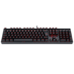 Teclado Mecânico Gamer Redragon Mitra Led Vermelho Switch Marrom Full Size USB 2.0 - K551-1 - Imagem 4