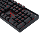 Teclado Mecânico Gamer Redragon Mitra Led Vermelho Switch Marrom Full Size USB 2.0 - K551-1 - Imagem 5