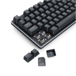Teclado Gamer Redragon Ratri RGB Borda Iluminada USB Switch Marrom Full Size Preto - K595RGB - Imagem 7