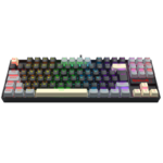 Teclado Mecânico Gamer Redragon Kumara RGB Switch Marrom TKL Preto Cinza e Amarelo - K552LGY-RGB - Imagem 3
