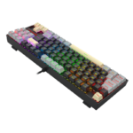 Teclado Mecânico Gamer Redragon Kumara RGB Switch Marrom TKL Preto Cinza e Amarelo - K552LGY-RGB - Imagem 5