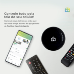 Smart Controle Universal Wi-Fi Positivo Casa Inteligente Micro USB Cobertura 360° Alcance 8m - Imagem 6