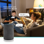 Smart Controle Universal Wi-Fi Positivo Casa Inteligente Micro USB Cobertura 360° Alcance 8m - Imagem 4