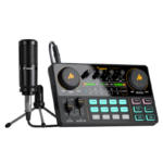 Kit Mesa De Som E Microfone Maono Caster Lite USB/Bluetooth - AU-AM200 S1 - Imagem 2