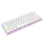 Teclado Mecânico T-Dagger Arena Rainbow Branco 60% Switch Marrom USB-C - T-TGK321W-BR - Imagem 4
