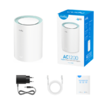 Roteador Mesh Cudy M1300 AC1200 Dual Band 880MHz 867Mbps 2 Portas Gigabit RJ45 - M1300 - Imagem 3