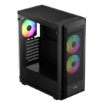 Gabinete Gamer Gamdias Aura GC6 Elite 3 Fans ARGB S/Fonte MidTower Preto - Imagem 2