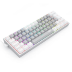 Teclado Mecânico Gamer Redragon Fizz RGB USB 2.0 Cinza e Branco - K617-RGB-GW - Imagem 7