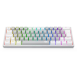 Teclado Mecânico Gamer Redragon Fizz RGB USB 2.0 Cinza e Branco - K617-RGB-GW - Imagem 3