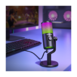 Microfone Gamer Maono RGB USB-C 20kHz Programável Condensador - Preto - DM30RGB - Imagem 4