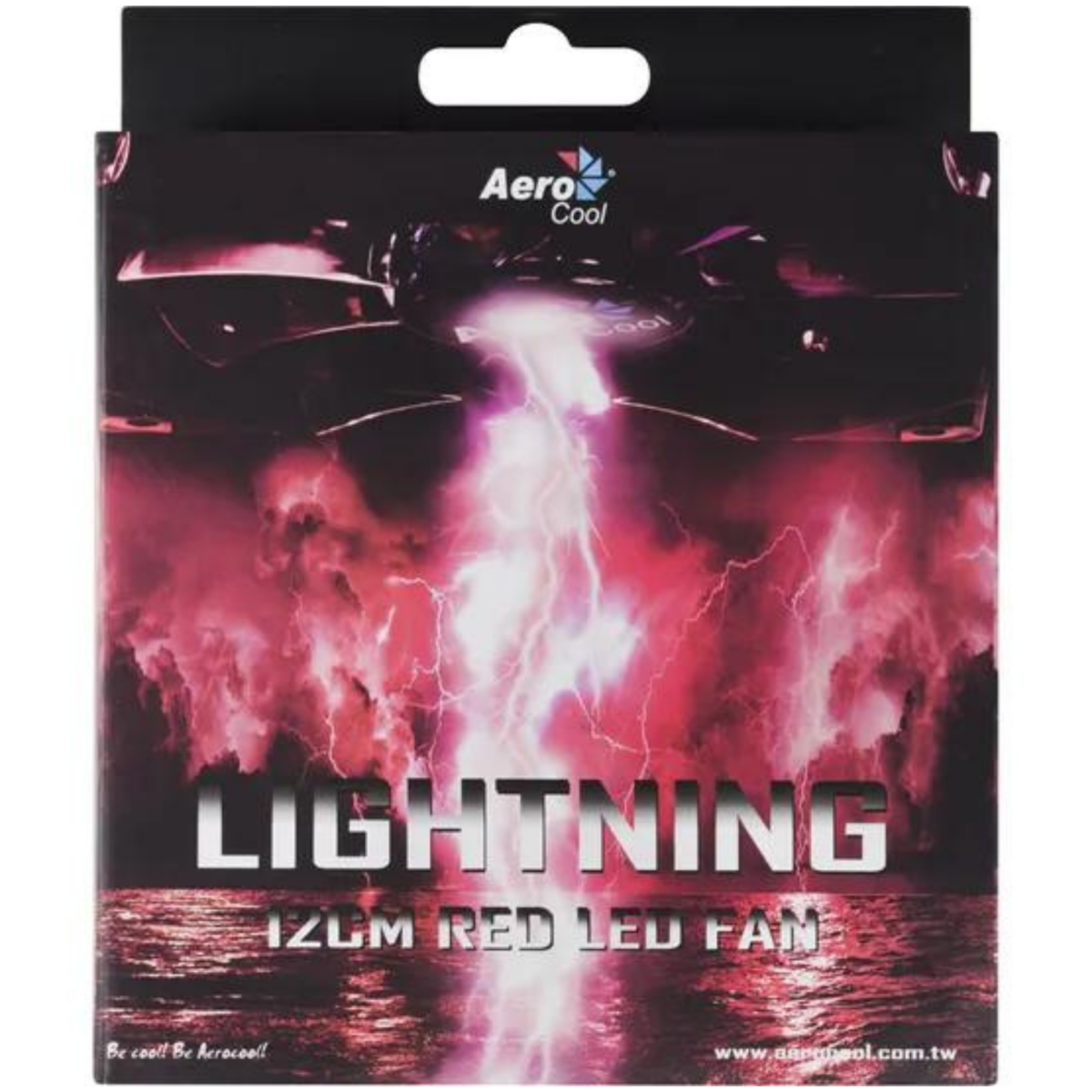 Cooler Fan Aerocool 120mm LED Vermelho - EN51363 - Imagem 3