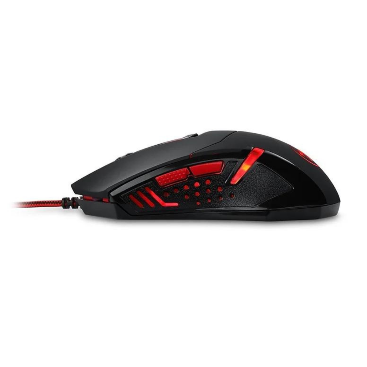 Mouse Gamer Redragon Centrophorus V3 Led Vermelho 3200DPI USB 2.0 Preto e Vermelho - M601-3 - Imagem 3