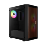 Gabinete Gamer Gamdias Aura GC4 3Fans S/Fonte ATX MidTower Vidro Temperado e Madeira Preto - AURA GC4 - Imagem 2