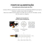 Cooler Fan Snaker Shadow LED Rainbow 120mm Silencioso PC Preto - Imagem 7