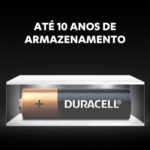 Pilha AAA Duracell 4 Unidades Alcalina 1,5v Palito - MN2400 - Imagem 3