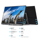 Monitor Gamer Arzopa Portátil Ultrafino 14.0" FHD 1080P 60Hz 6 bit IPS USB-C/HDMI - A1 Gamut Slim - Imagem 2