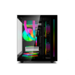 Gabinete Gamer C3Tech Gaming Aquarius S/Fan S/Fonte MiniTower Micro ATX Preto - MT-G810BK - Imagem 3