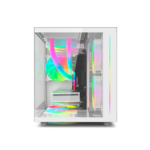 Gabinete Gamer C3Tech Gaming Aquarius S/Fan S/Fonte MiniTower Micro ATX Branco - MT-G810WH - Imagem 2