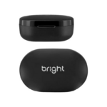 Fone De Ouvido Bright Max Sound Sem Fio Bluetooth 5.0 Intra Auricular Preto - Imagem 4