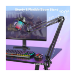 Microfone Maono DGM20 RGB USB-C Braço Articulado Condensador Preto - DGM20S - Imagem 5