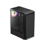 Gabinete Gamer Gamdias Aura GC8 1 Fan ARGB S/Fonte ATX Mid Tower Vidro Temperado Preto - Imagem 2