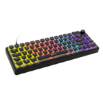 Teclado Mecânico Kalkan Drakar 65% Rainbow C/Roda De Volume Keycap Pudding Preto - KLK00052 - Imagem 2