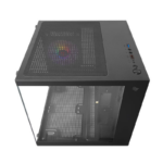 Gabinete Gamer Pichau Atom Mini-Tower Lateral de Vidro Com 1 Fan Preto - PG-ATOM-BK - Imagem 3