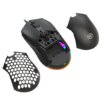 Mouse Gamer Kalkan Skadi RGB Preto com Capa Magnética 12800 DPI - KLK00008 - Imagem 3