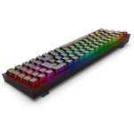Teclado Sem Fio Redragon Pollux Pro Clear RGB Mecânico Switch Crystal Preto- K628CTB-RGB-PRO PT - Imagem 3