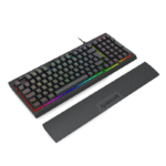 Teclado Membrana Gamer Redragon Shiva 98 RGB c/ Apoio de Pulso Preto - K515-RGB PT - Imagem 4