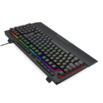Teclado Membrana Gamer Redragon Shiva 98 RGB c/ Apoio de Pulso Preto - K515-RGB PT - Imagem 3