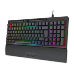 Teclado Membrana Gamer Redragon Shiva 98 RGB c/ Apoio de Pulso Preto - K515-RGB PT - Imagem 2