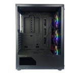 Gabinete Gamer Hayom 3 Fans S/Fonte ATX MidTower Vidro Temperado Preto – GB1769 - Imagem 2