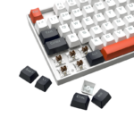 Teclado Mecânico Gamer Redragon Kumara RGB Switch Marrom Branco Preto e Vermelho - TKL K552WLR-RGB - Imagem 5