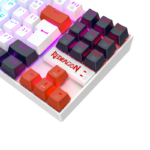 Teclado Mecânico Gamer Redragon Kumara RGB Switch Marrom Branco Preto e Vermelho - TKL K552WLR-RGB - Imagem 8
