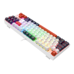 Teclado Mecânico Gamer Redragon Kumara RGB Switch Marrom Branco Preto e Vermelho - TKL K552WLR-RGB - Imagem 6