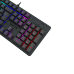 Teclado Membrana Gamer Redragon Netherbane Rainbow Full Size Preto - K521-R - Imagem 5