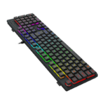 Teclado Membrana Gamer Redragon Netherbane Rainbow Full Size Preto - K521-R - Imagem 3