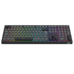 Teclado Gamer Membrana Redragon Crux Rainbow Full Size USB Preto e Cinza - K518-RGB-GB - Imagem 7