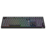 Teclado Membrana Redragon Crux Rainbow Sem Fio Full Size Preto e Cinza - K518R-WL-GB - Imagem 4