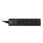 Hub USB Keytime Dataport 7 Em 1 KYT00036 1x USB 3.0 6x USB 2.0 Preto - KYT00036 - Imagem 2