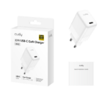 Carregador USB-C Cudy GaN PD 30W Branco - CH30_EU V1 - Imagem 3