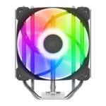 Air Cooler Geometric Future Prawn ARGB Prata 4 Heatpipes 120mm 2000RPM - Imagem 3