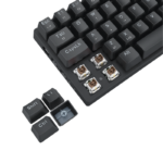 Teclado Mecânico T-Dagger Arena Pro Sem Fio Rainbow 60% Switch Marrom Preto - T-TGK321PRO-BR PT - Imagem 3