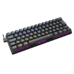 Teclado Mecânico T-Dagger Arena Pro Sem Fio Rainbow 60% Switch Marrom Preto - T-TGK321PRO-BR PT - Imagem 5